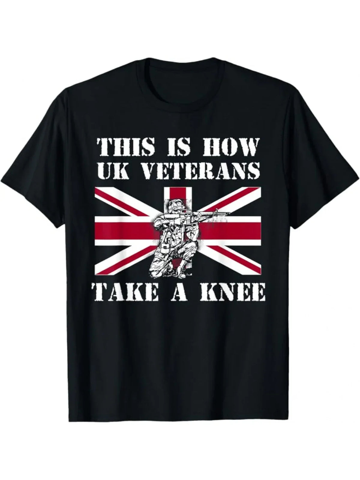 This Is How UK Veterans Take A Knee Men's Graphic T-Shirt
