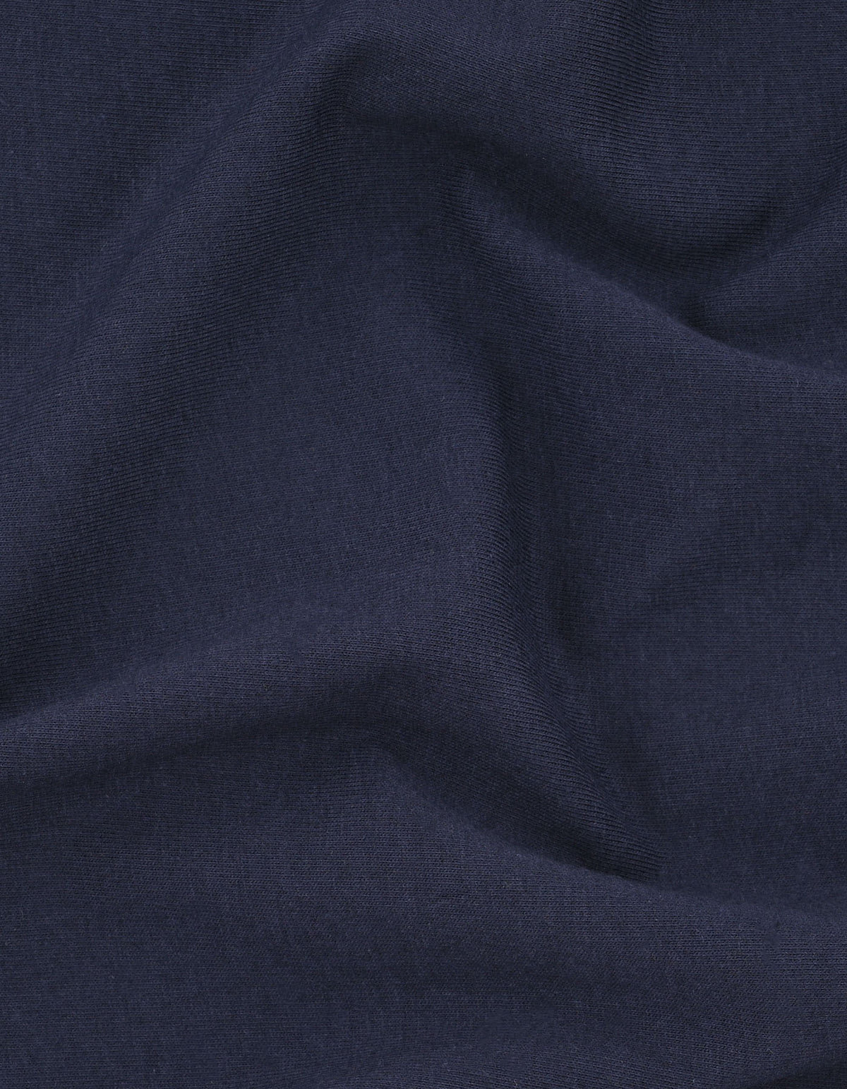 Brian Oak Unisex Navy Plain 100% Cotton Round Neck T-Shirt with Smart Fit