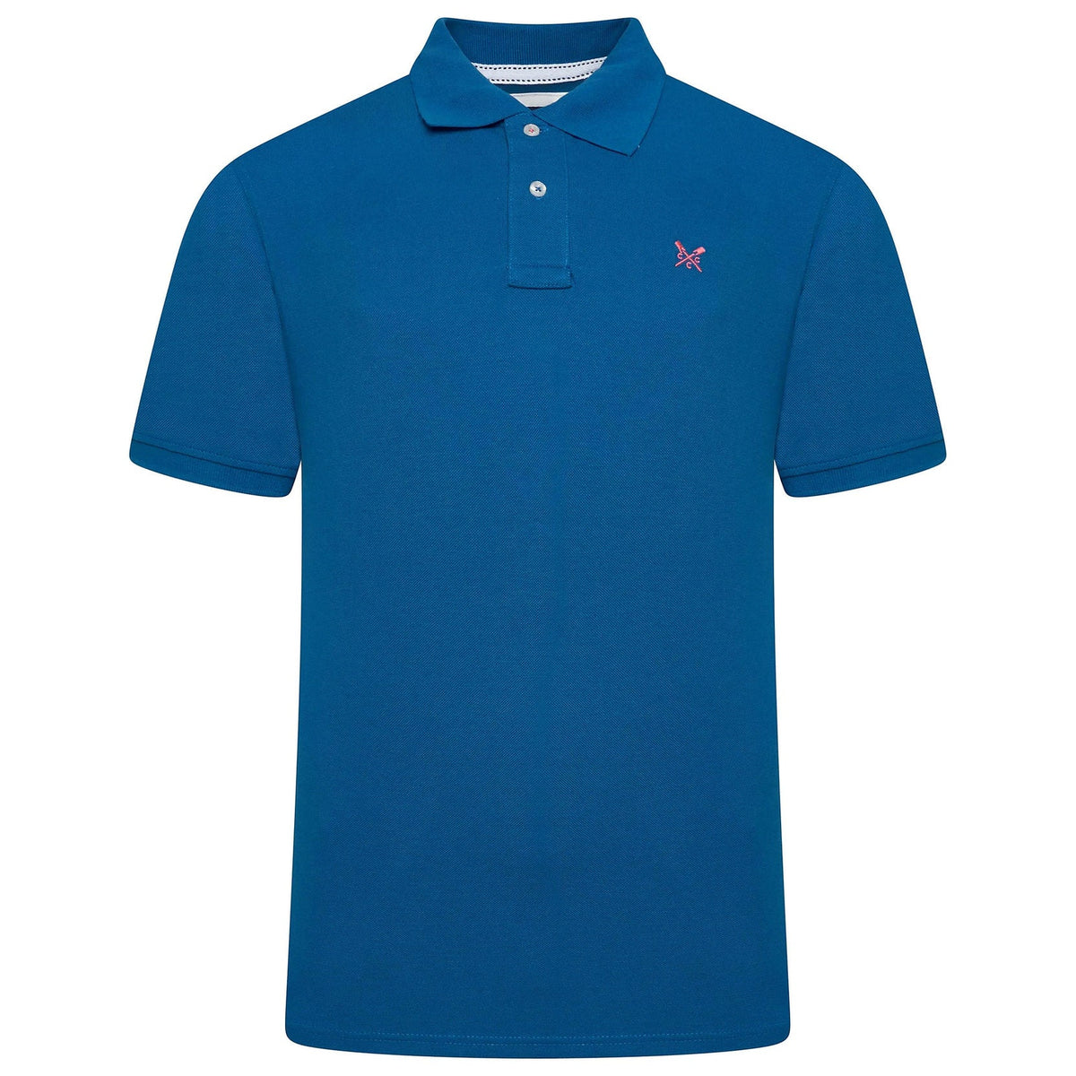 Crew Clothing Men's Melbury 100% Cotton Regular Fit Short Sleeve Polo Shirt