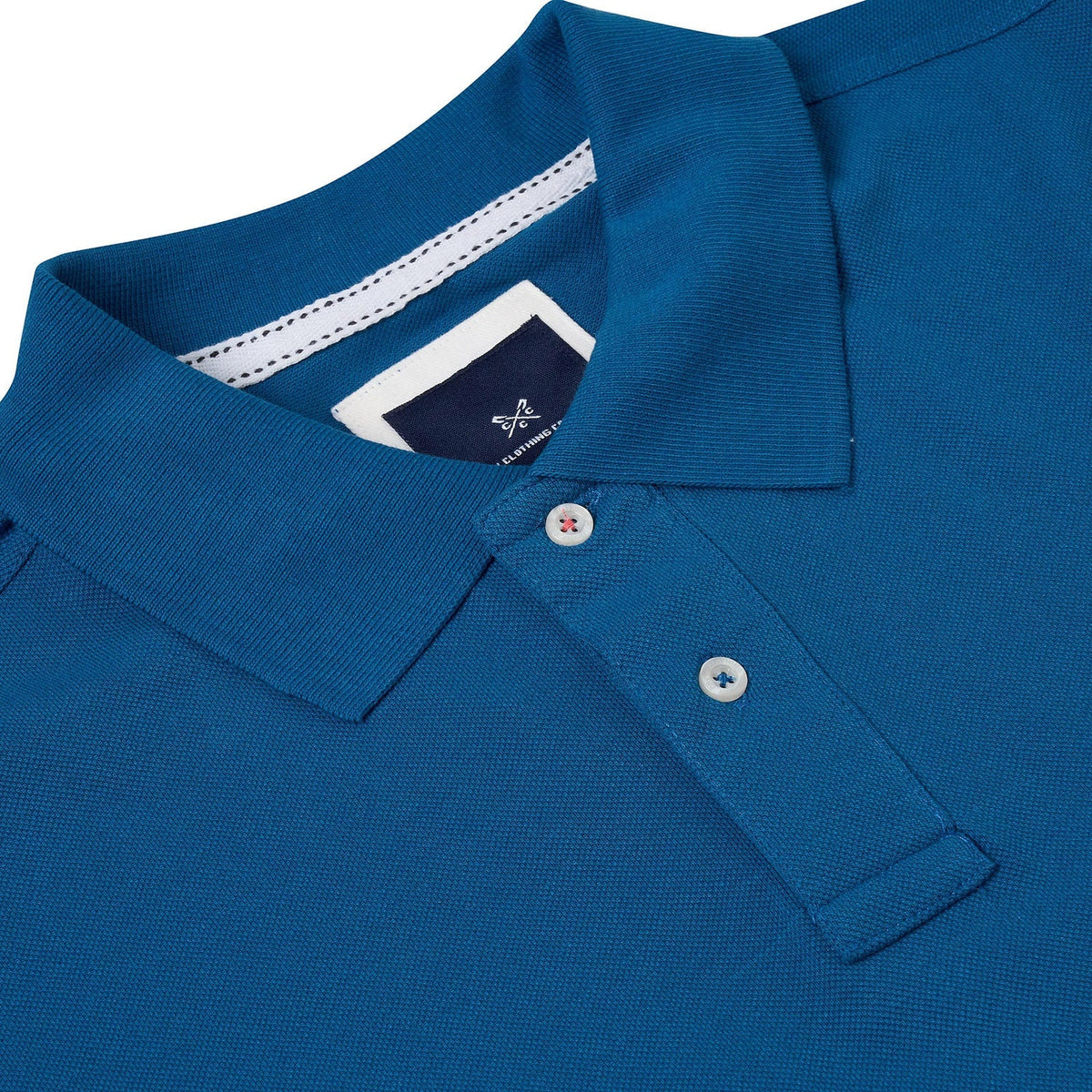 Crew Clothing Men's Melbury 100% Cotton Regular Fit Short Sleeve Polo Shirt