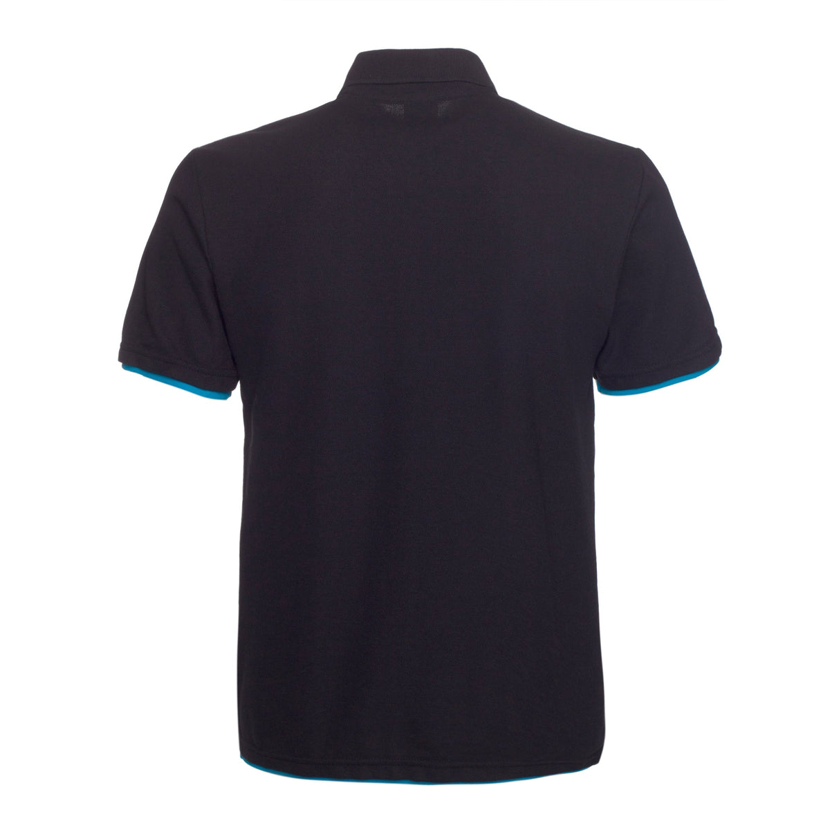 QHA Men's Unisex Piqué Polo Shirt Cotton Blend Contrast Collar 11 Colours S–2XL