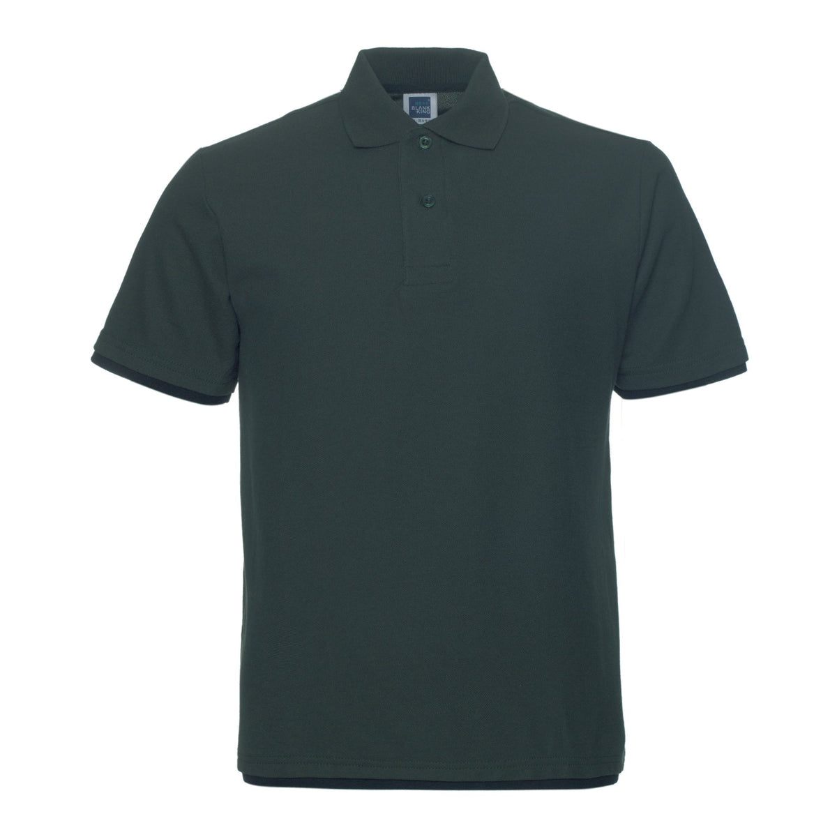 QHA Men's Unisex Piqué Polo Shirt Cotton Blend Contrast Collar 11 Colours S–2XL