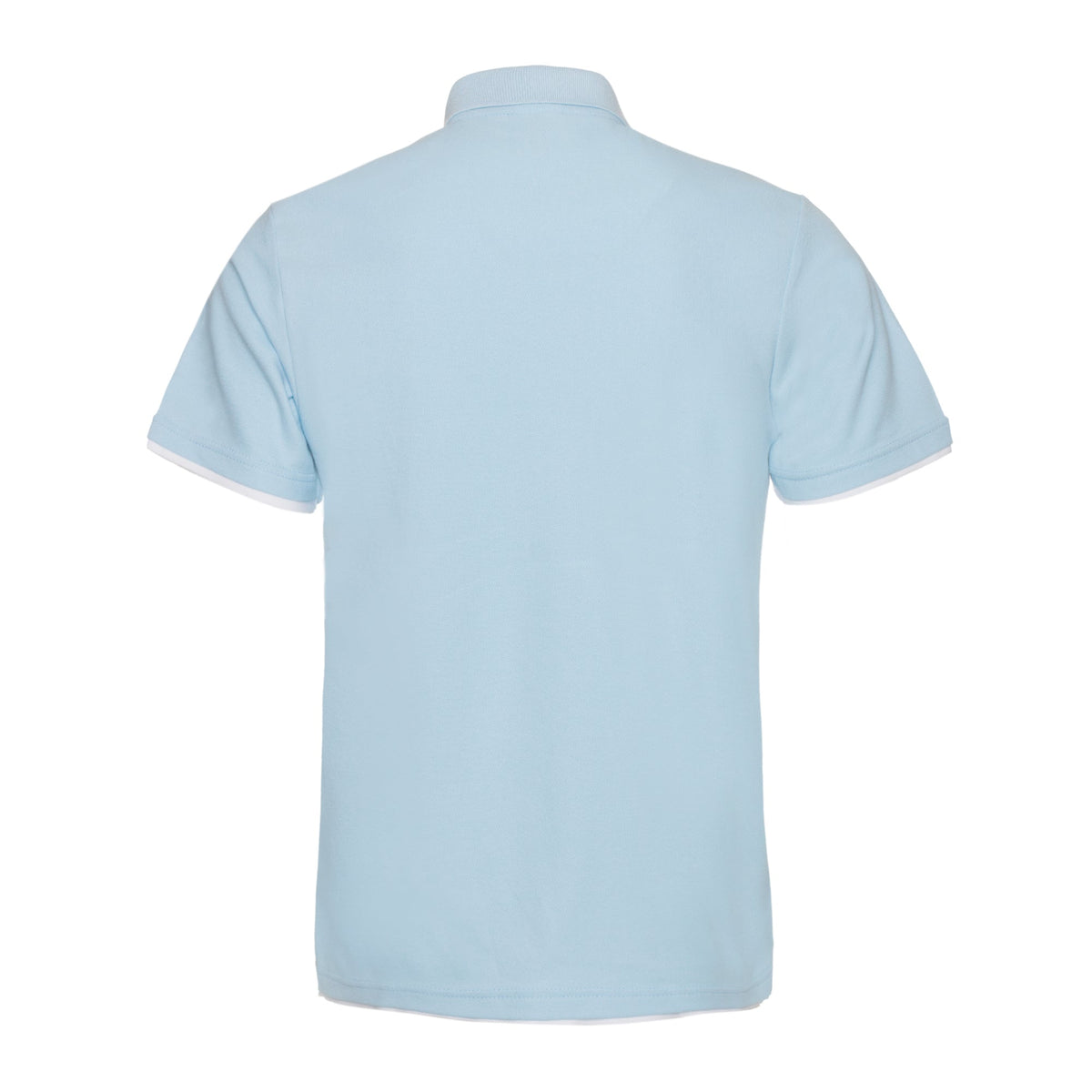 QHA Men's Unisex Piqué Polo Shirt Cotton Blend Contrast Collar 11 Colours S–2XL