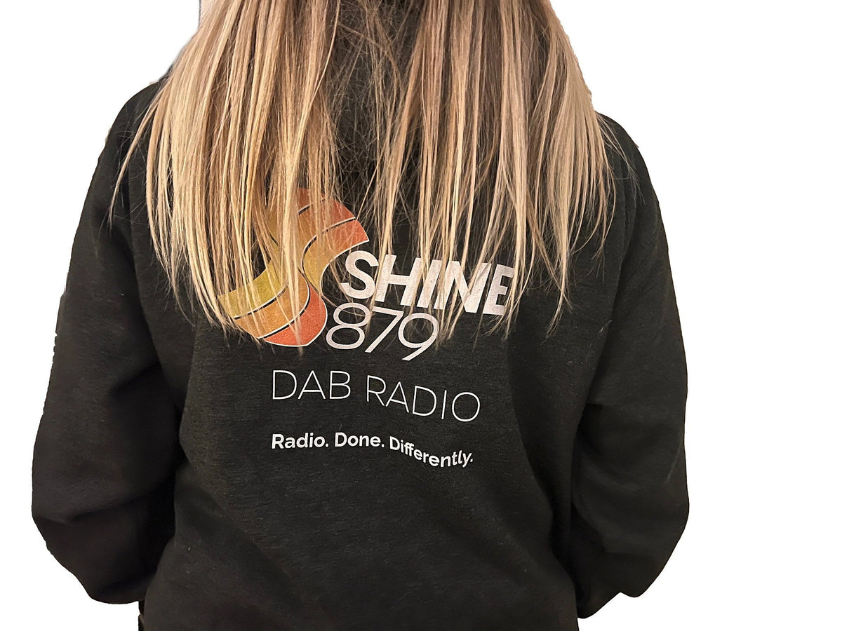 Shine 879 Unisex Front & Back Logo Premium Hoodie 100% Cotton Face S–3XL