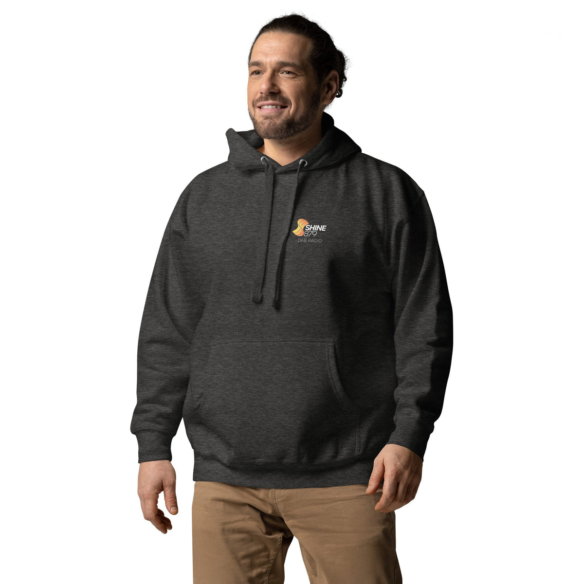 Shine 879 Unisex Front & Back Logo Premium Hoodie 100% Cotton Face S–3XL