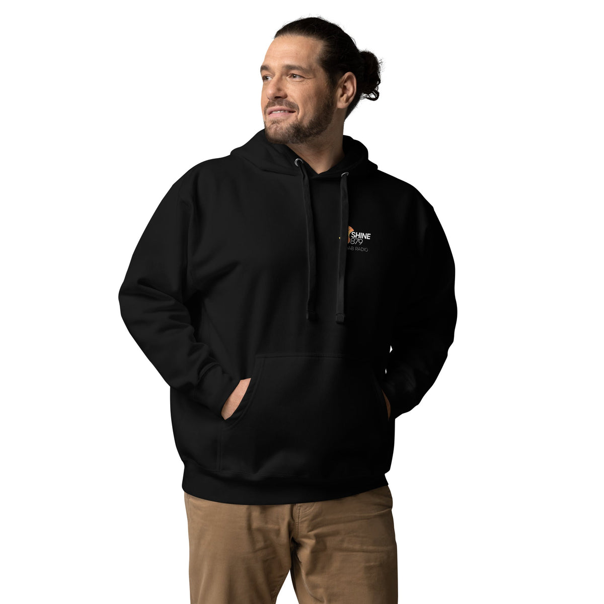Shine 879 Unisex Front & Back Logo Premium Hoodie 100% Cotton Face S–3XL
