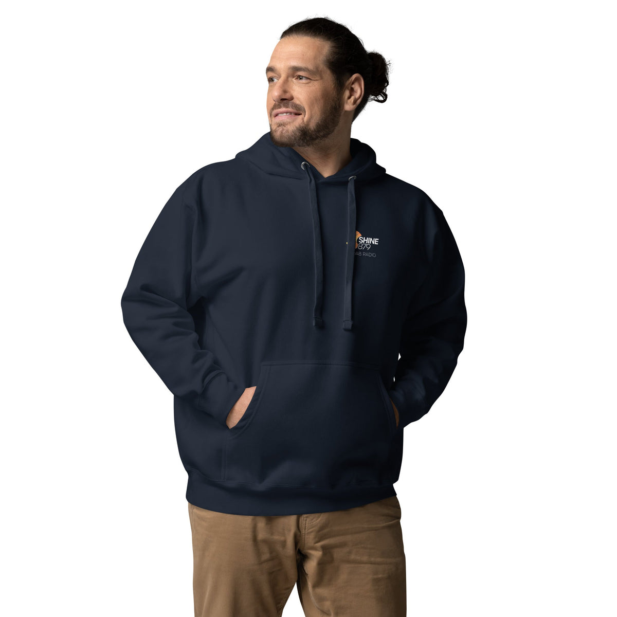 Shine 879 Unisex Front & Back Logo Premium Hoodie 100% Cotton Face S–3XL