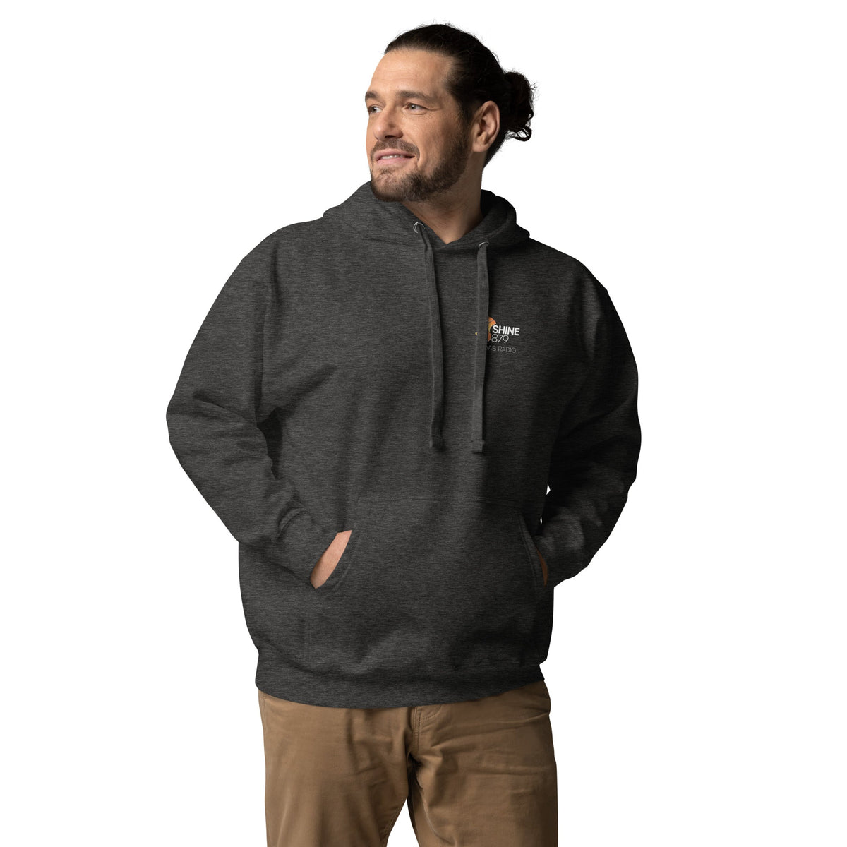 Shine 879 Unisex Front & Back Logo Premium Hoodie 100% Cotton Face S–3XL
